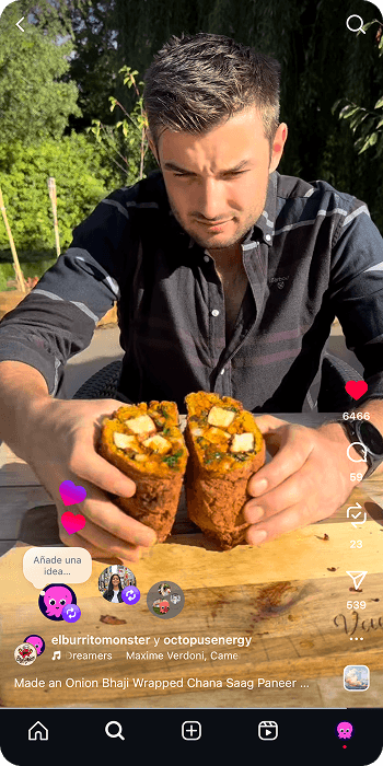 Instagram post about Free Electricity