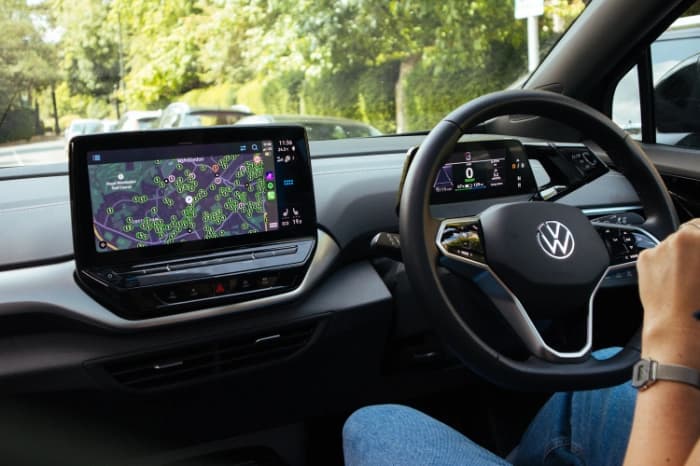 Dashboard of an electric vehicle
